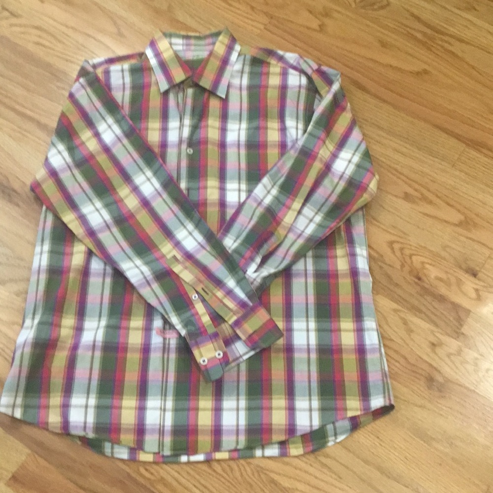 Alan Flusser men’s size large button down shirt